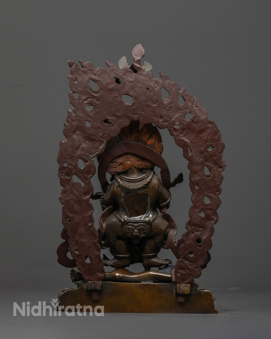Sakya Mahakala Statue | Handmade Tibetan Protector Deity