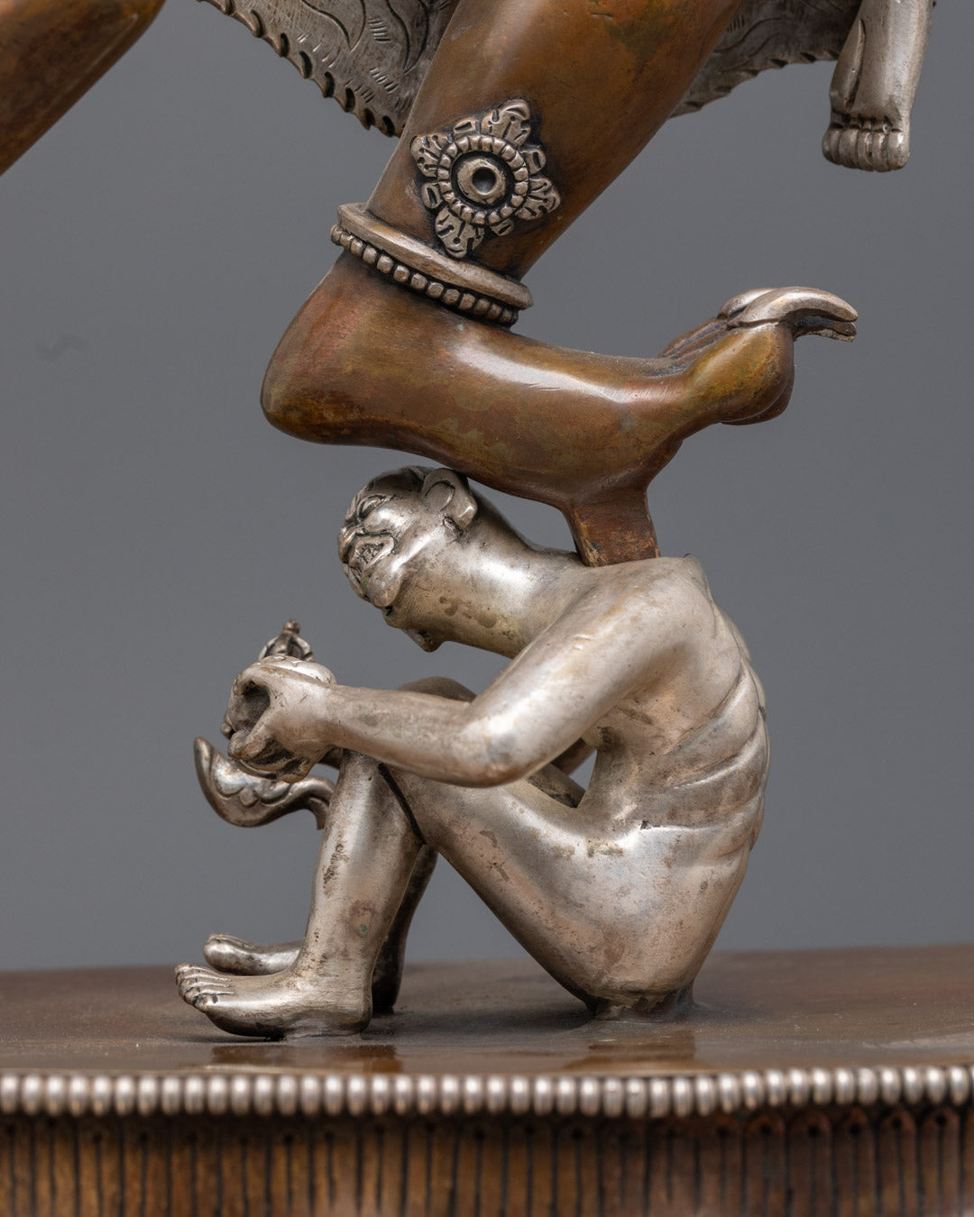 Tibetan Garuda Statue for Sale | Hand-Carved Oxidized Copper