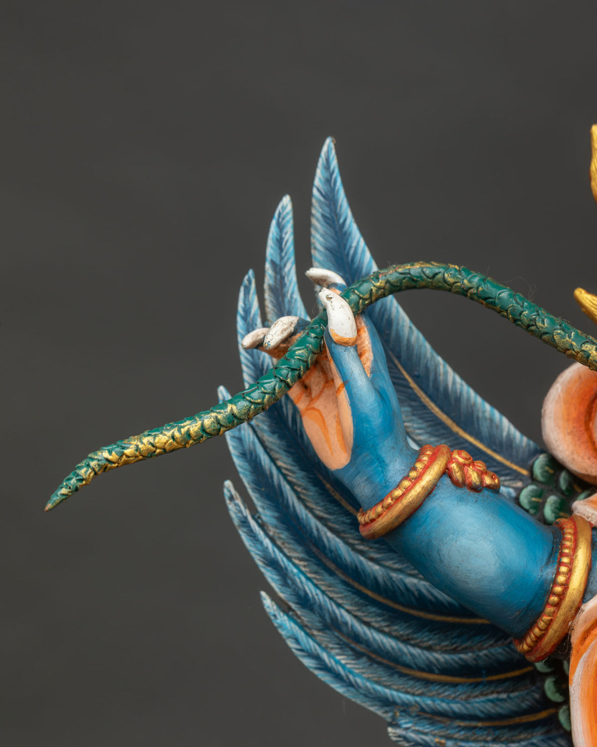 Vibrant Garuda Statue | Destroyer of Obstacles & Negative Energy