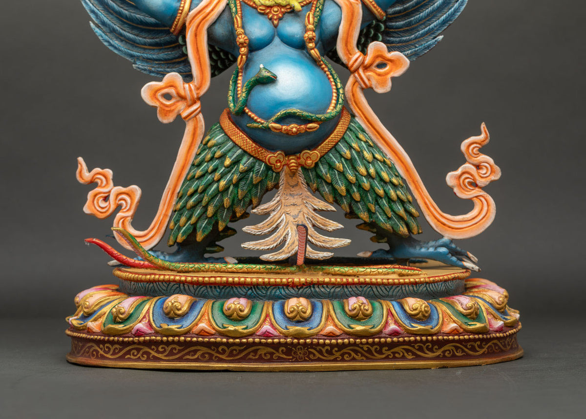 Vibrant Garuda Statue | Destroyer of Obstacles & Negative Energy