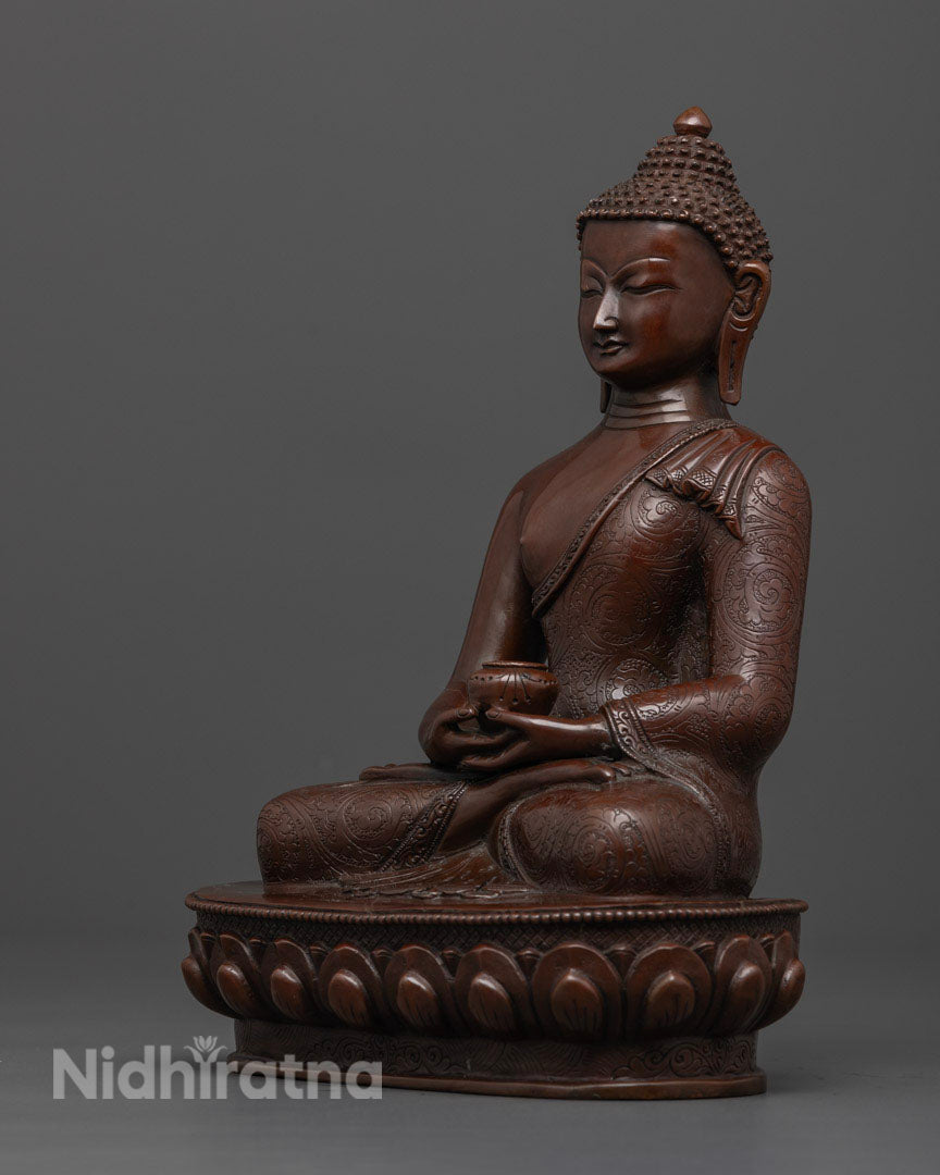 Amitabha Buddha Mantra Statue: Pure Land Blessings