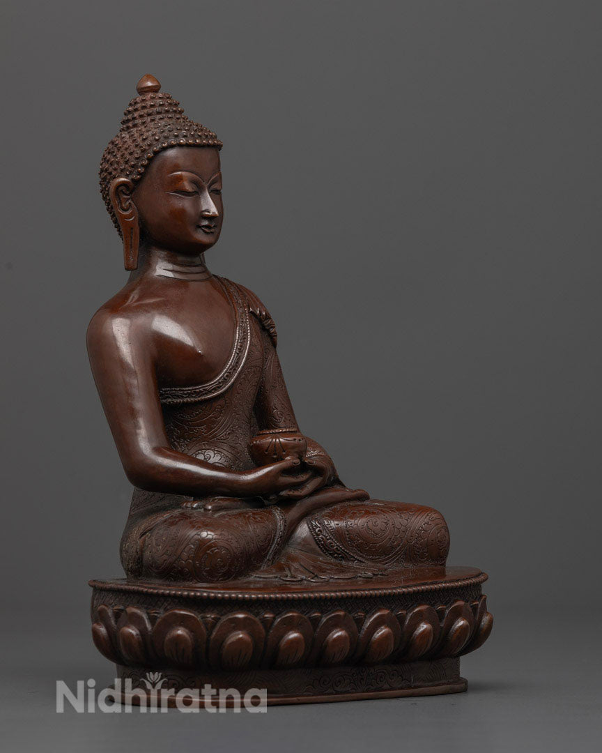 Amitabha Buddha Mantra Statue: Pure Land Blessings