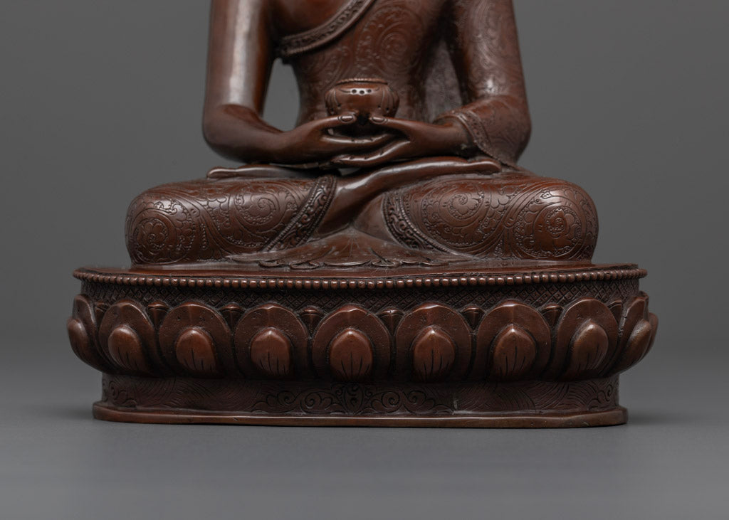 Amitabha Buddha Mantra Statue: Pure Land Blessings