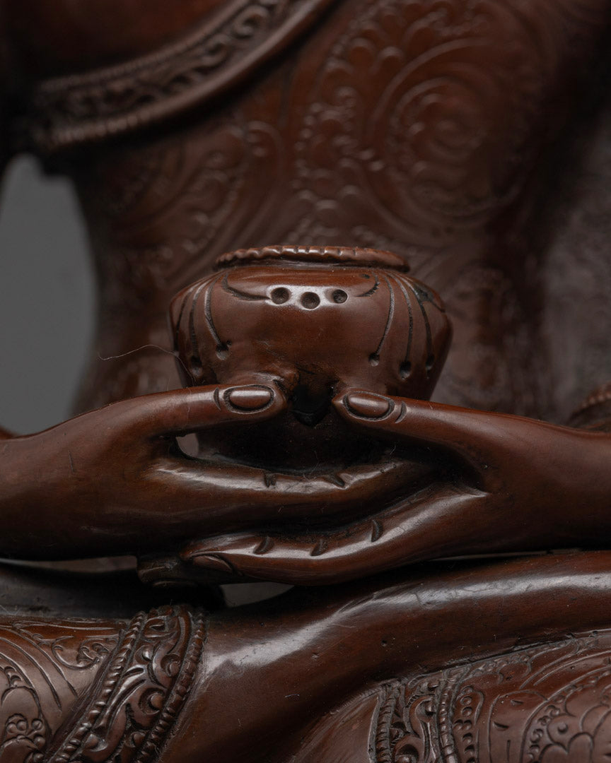 Amitabha Buddha Mantra Statue: Pure Land Blessings