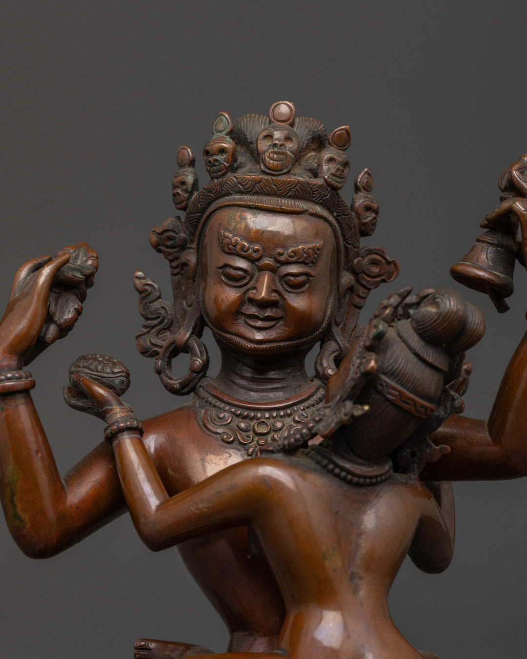 Mahasiddha Ghantapa Statue | Sacred Vajrayana Master of Transformation