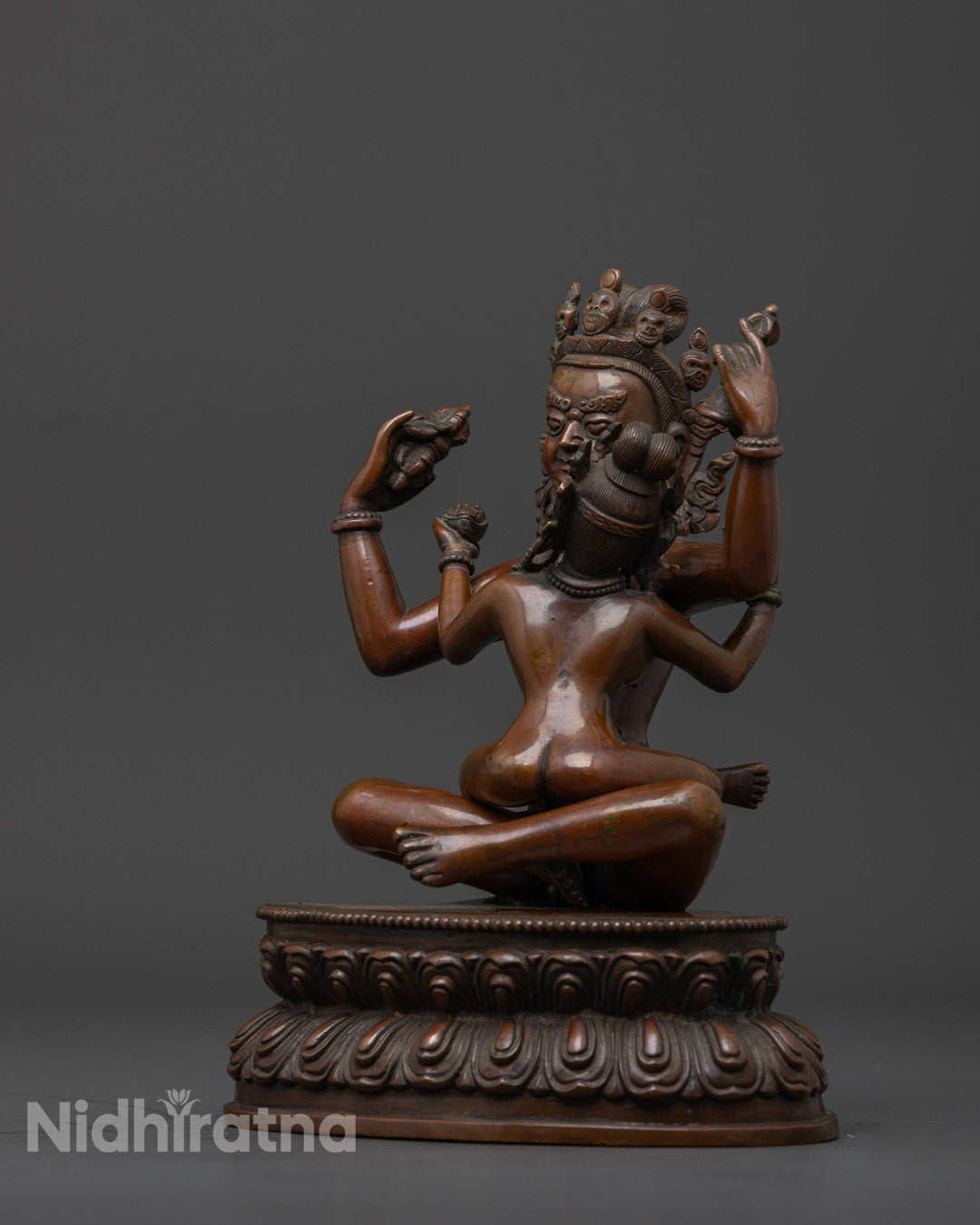 Mahasiddha Ghantapa Statue | Sacred Vajrayana Master of Transformation