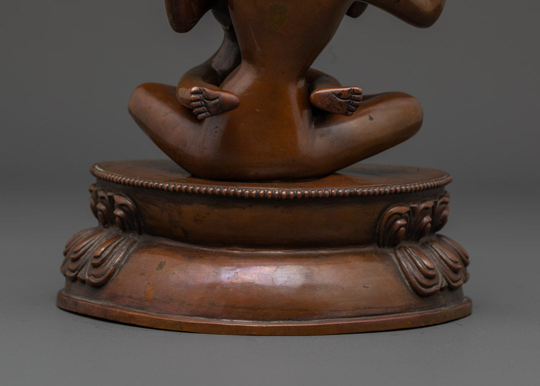 Mahasiddha Ghantapa Statue | Sacred Vajrayana Master of Transformation