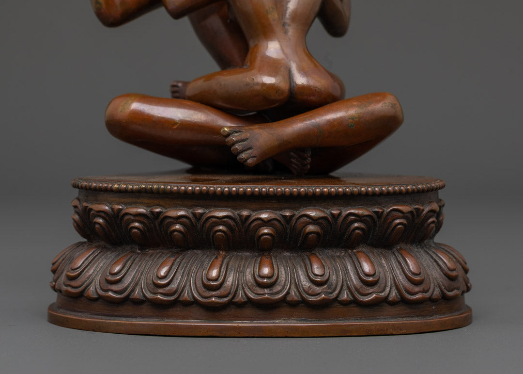 Mahasiddha Ghantapa Statue | Sacred Vajrayana Master of Transformation