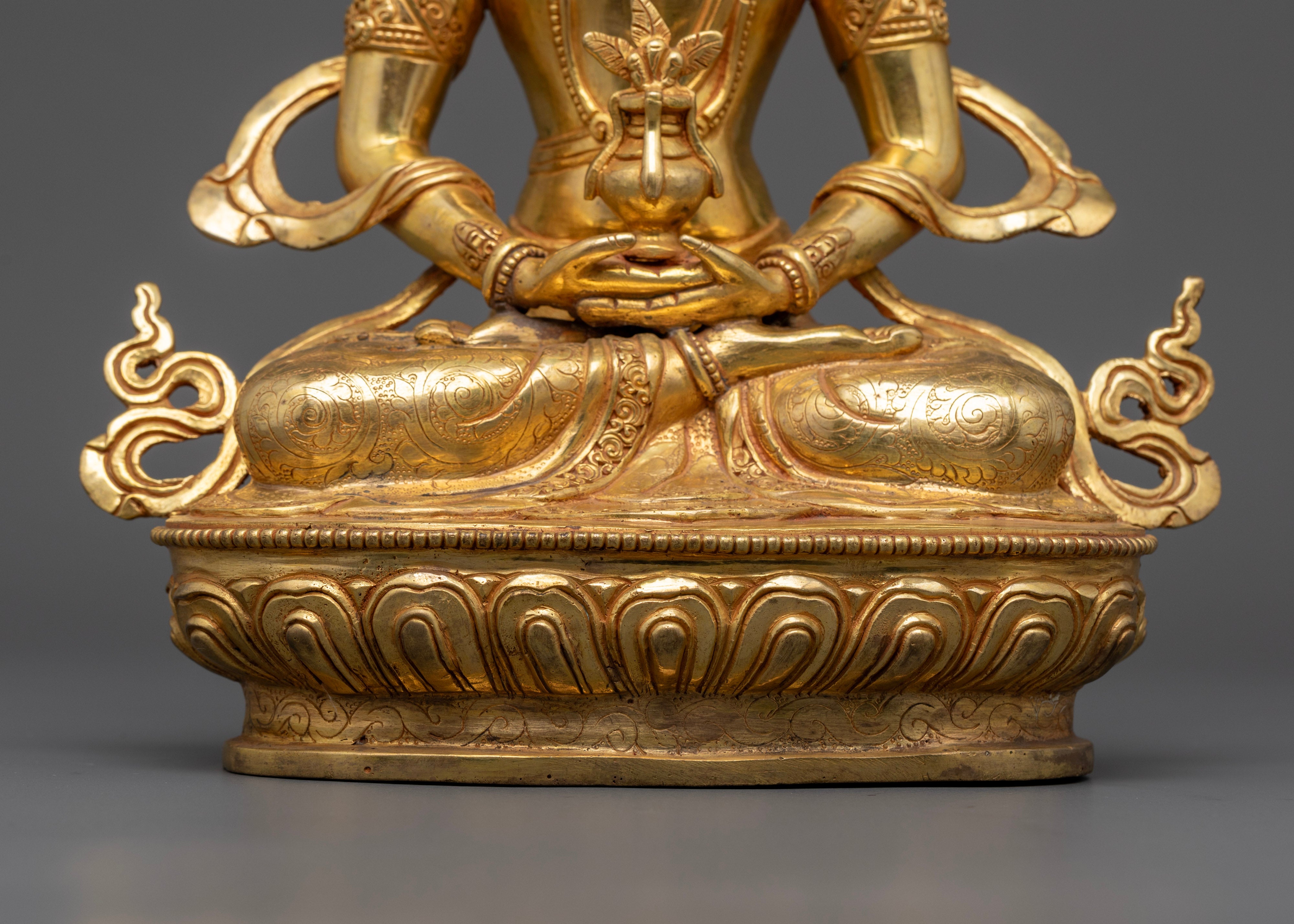 Sacred Amitayus Buddha figurine | Amitayus statue for home decor | Amitayus Buddha statue for prayer