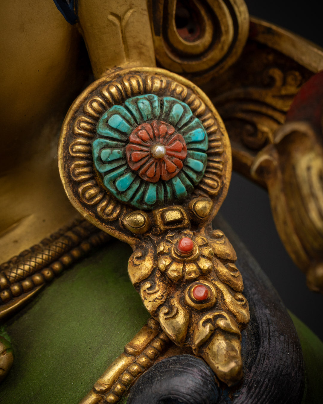 Green Tara Statue | Handcrafted Art for Spiritual Growth and Peace