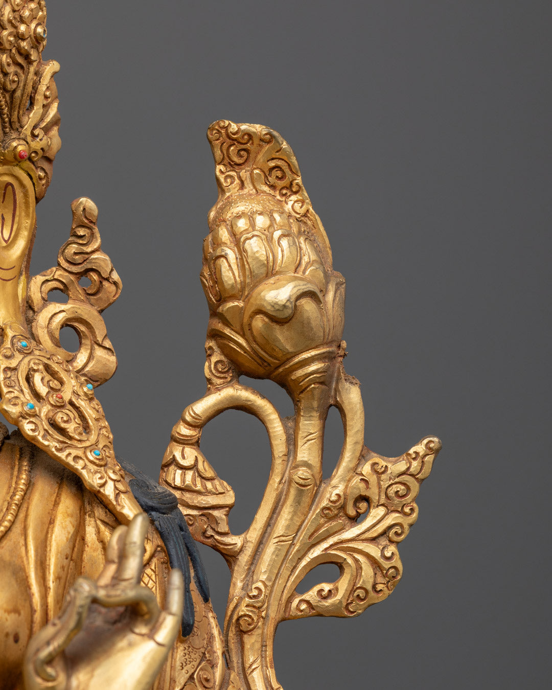 Green Tara Sculpture | Tibetan Buddhist Art
