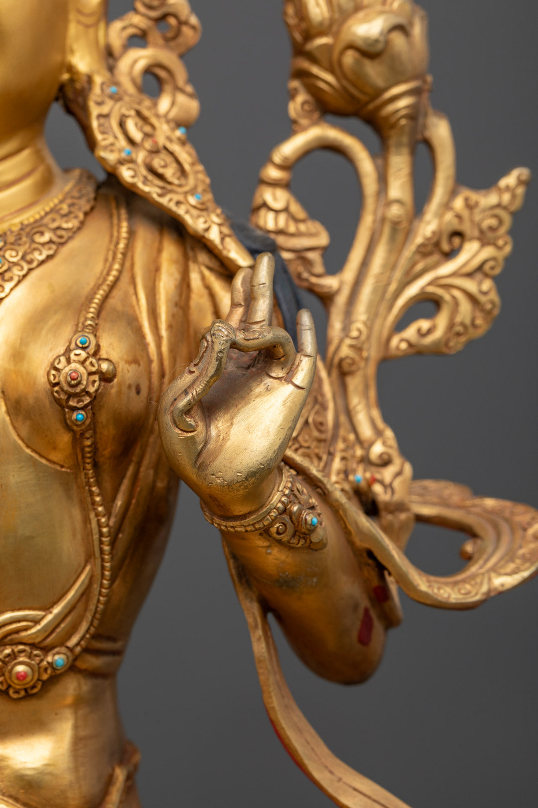 Green Tara Sculpture | Tibetan Buddhist Art