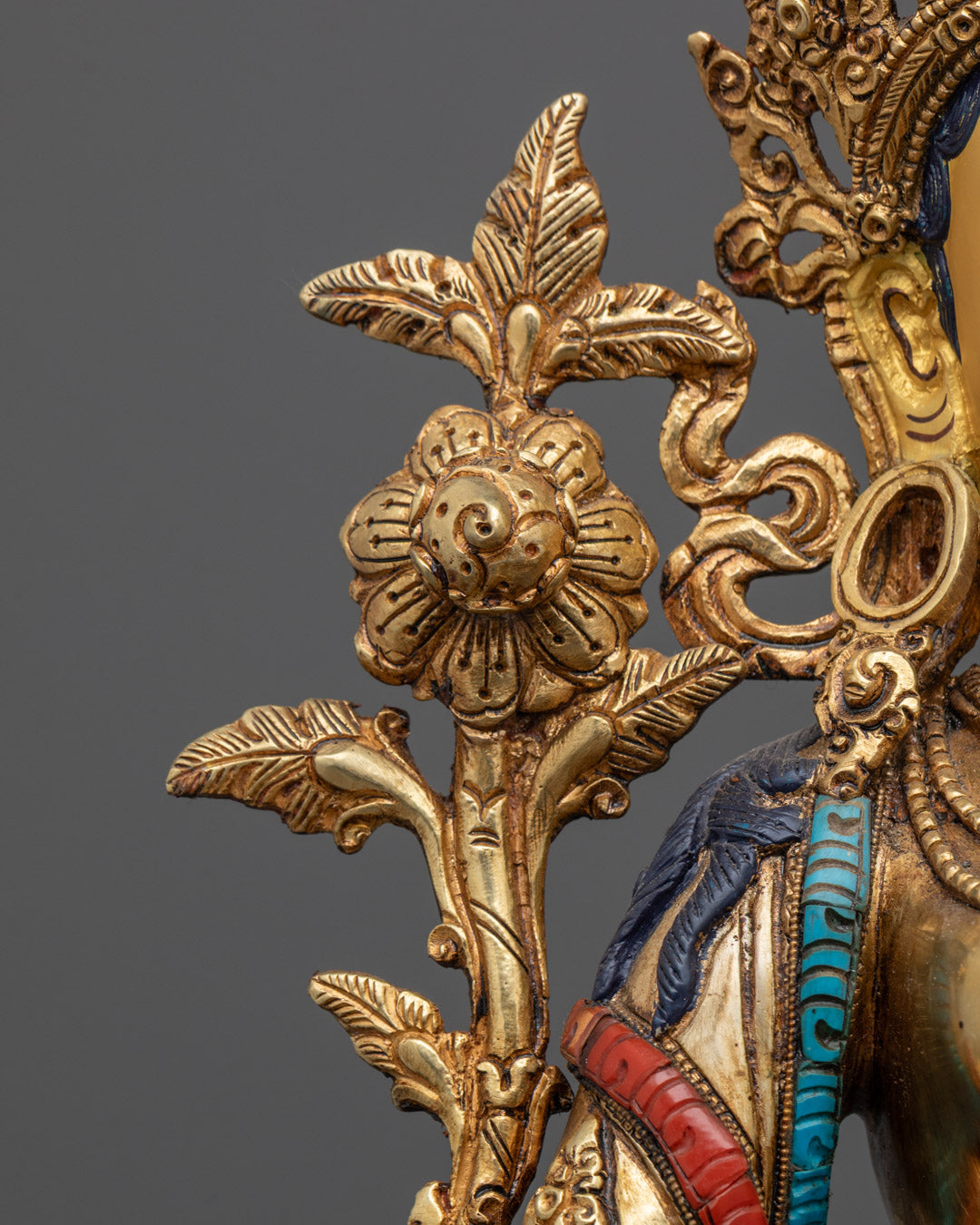 Green Tara Statue from Nepal | Himalayan Sacred Art