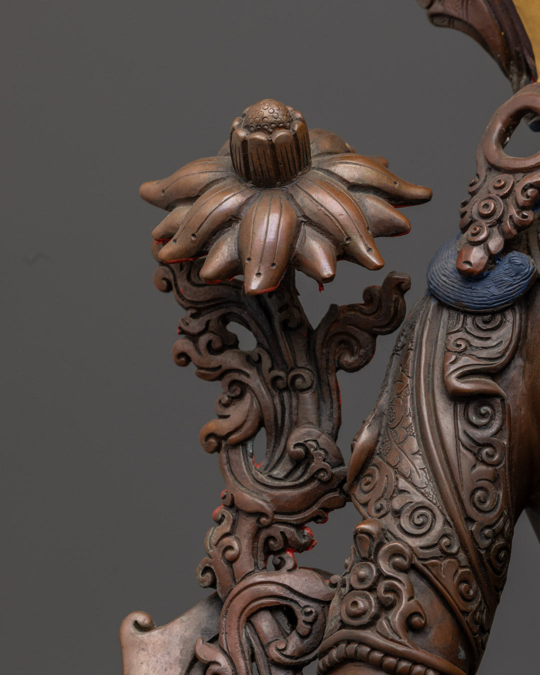 Green Tara Mantra Statue | Handmade Buddhist Sculpture