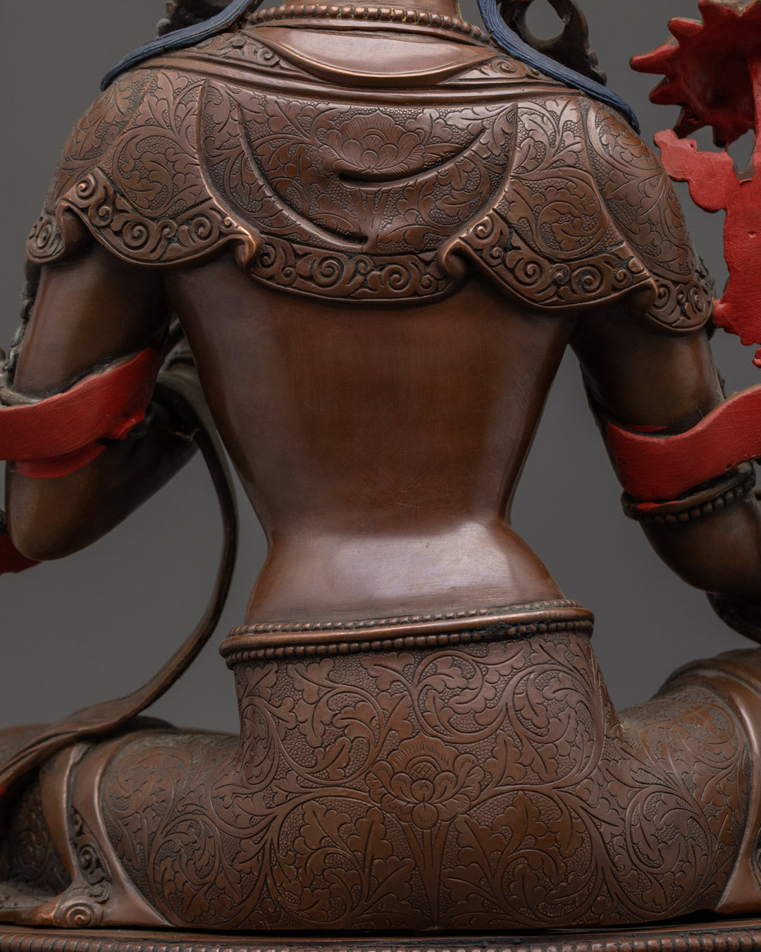 Green Tara Mantra Statue | Handmade Buddhist Sculpture