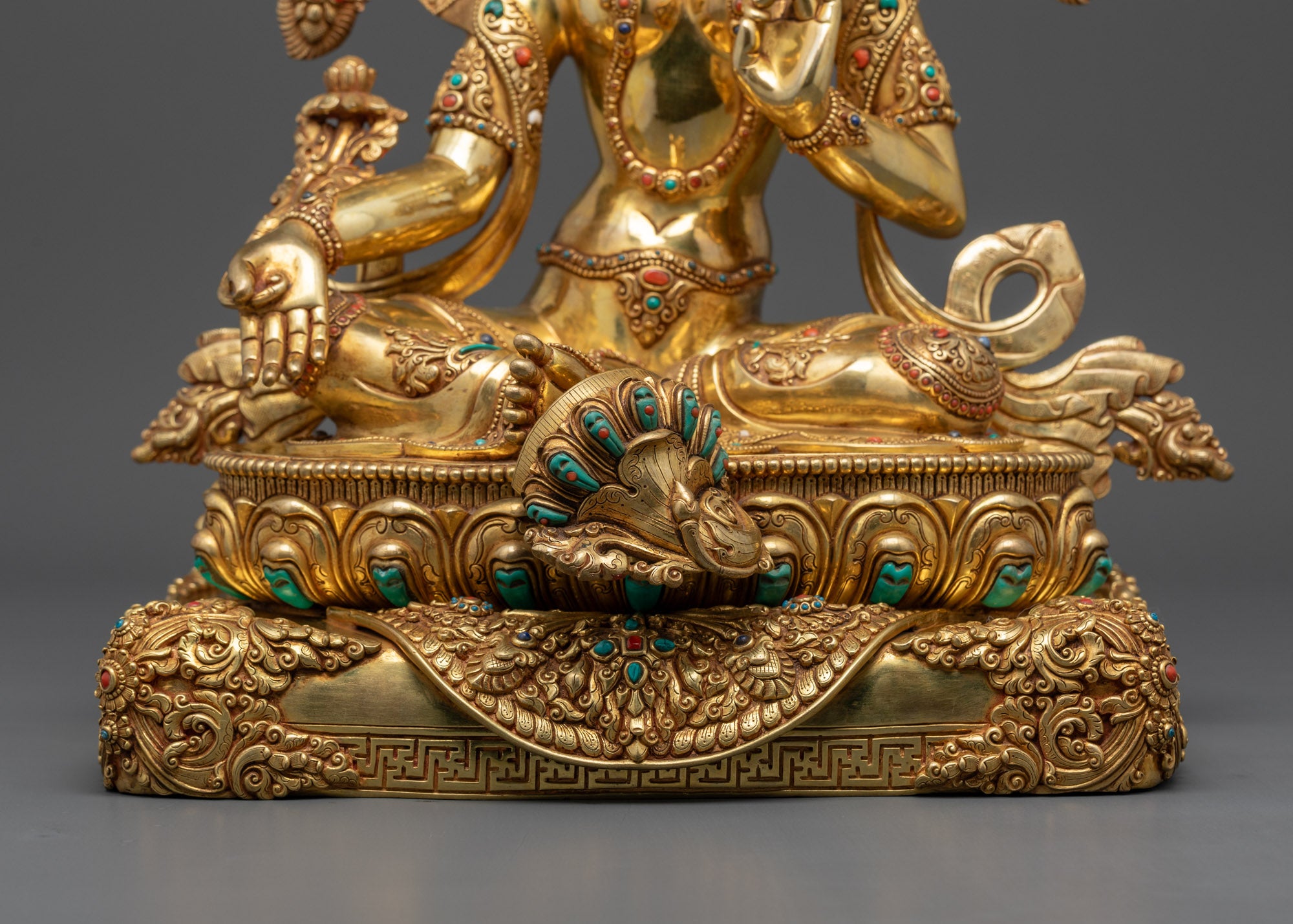 Green Tara Statue | Handcrafted Tibetan Buddhist Goddess