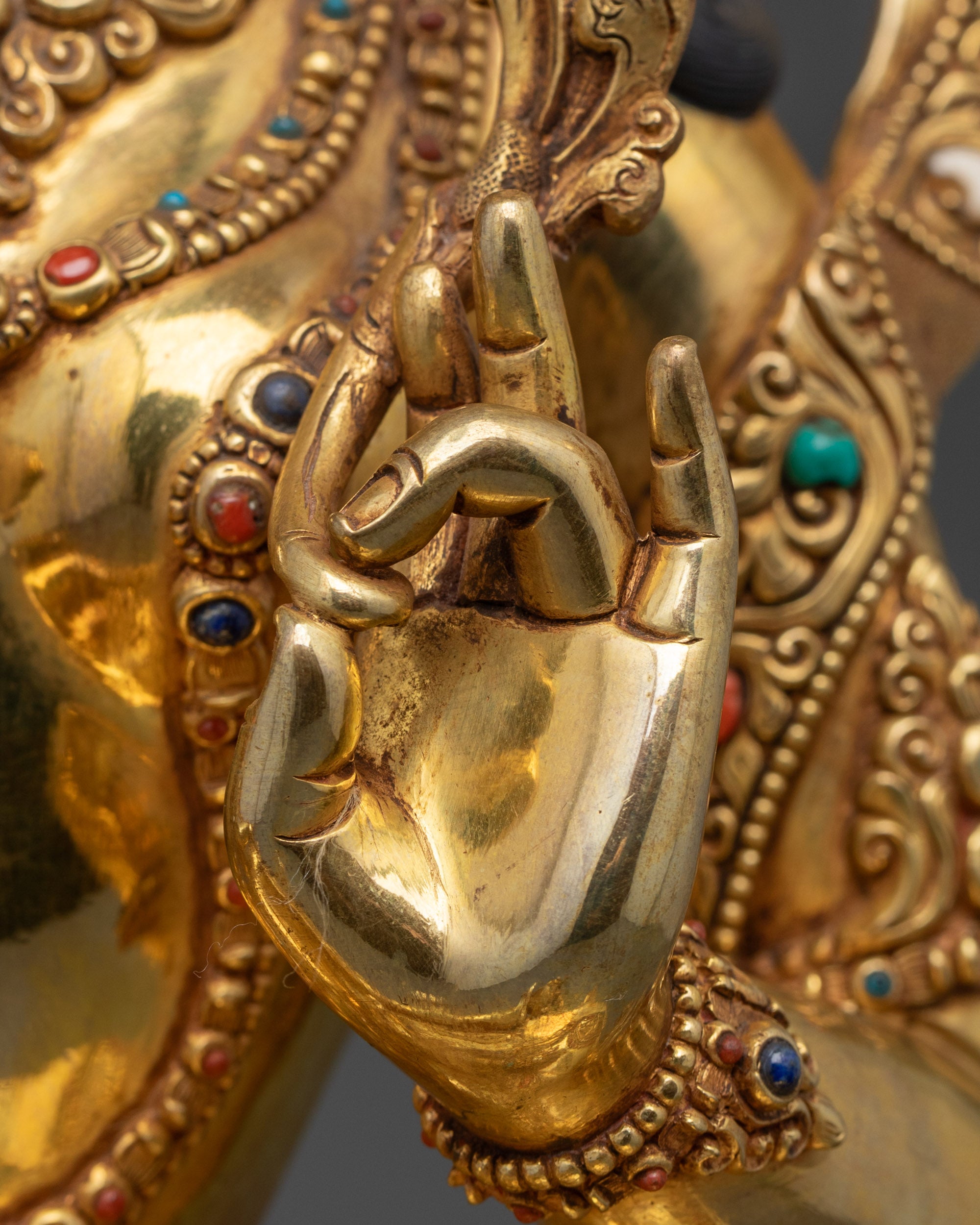 Green Tara Statue | Handcrafted Tibetan Buddhist Goddess