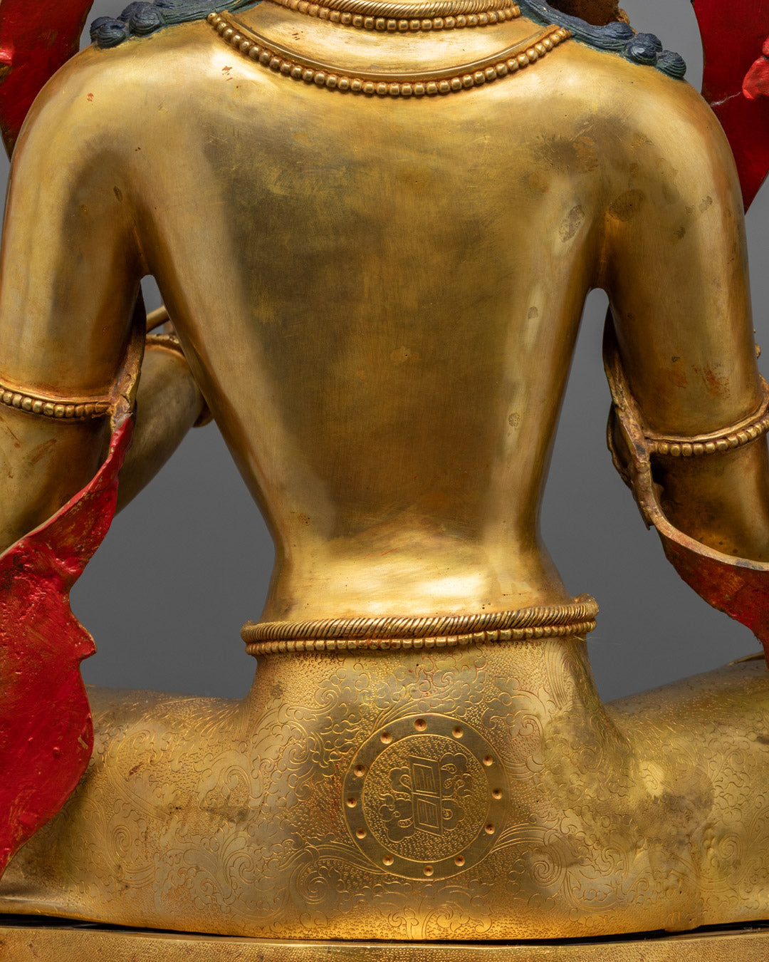 Authentic Buddhist Green Tara Statue