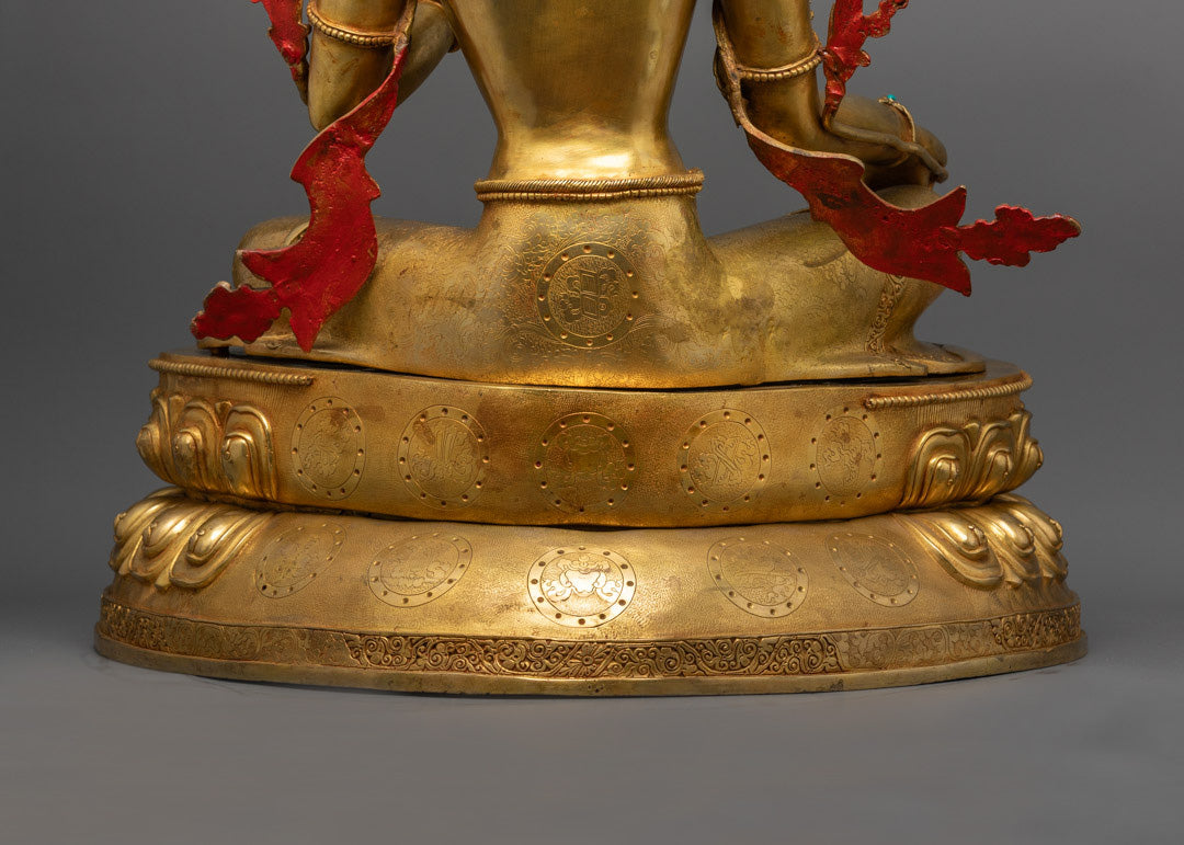 Authentic Buddhist Green Tara Statue