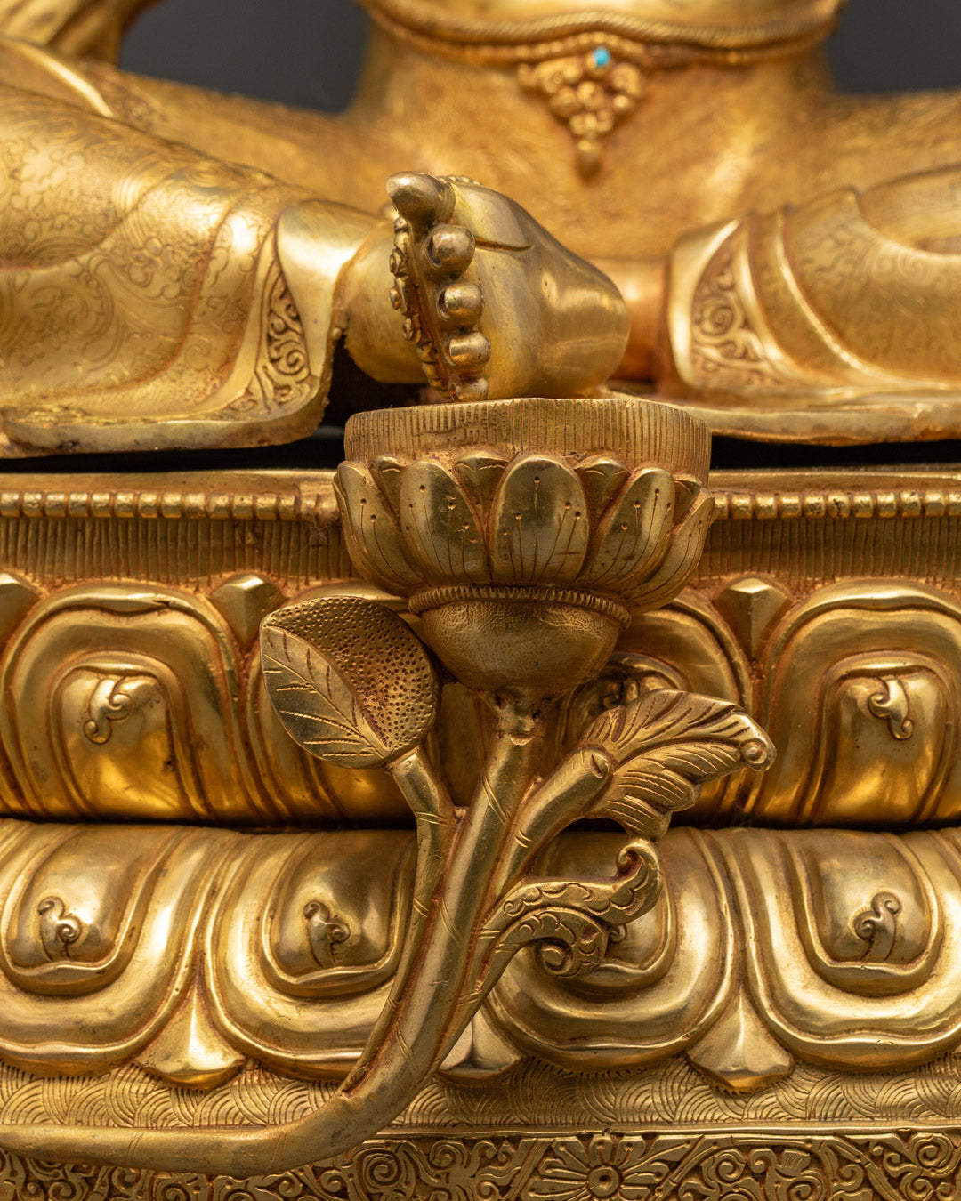 Authentic Buddhist Green Tara Statue