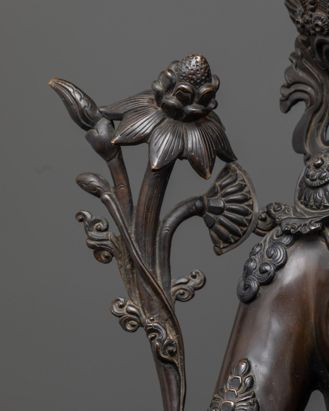 Handcrafted Green Tara Statue | Himalayan Artwork