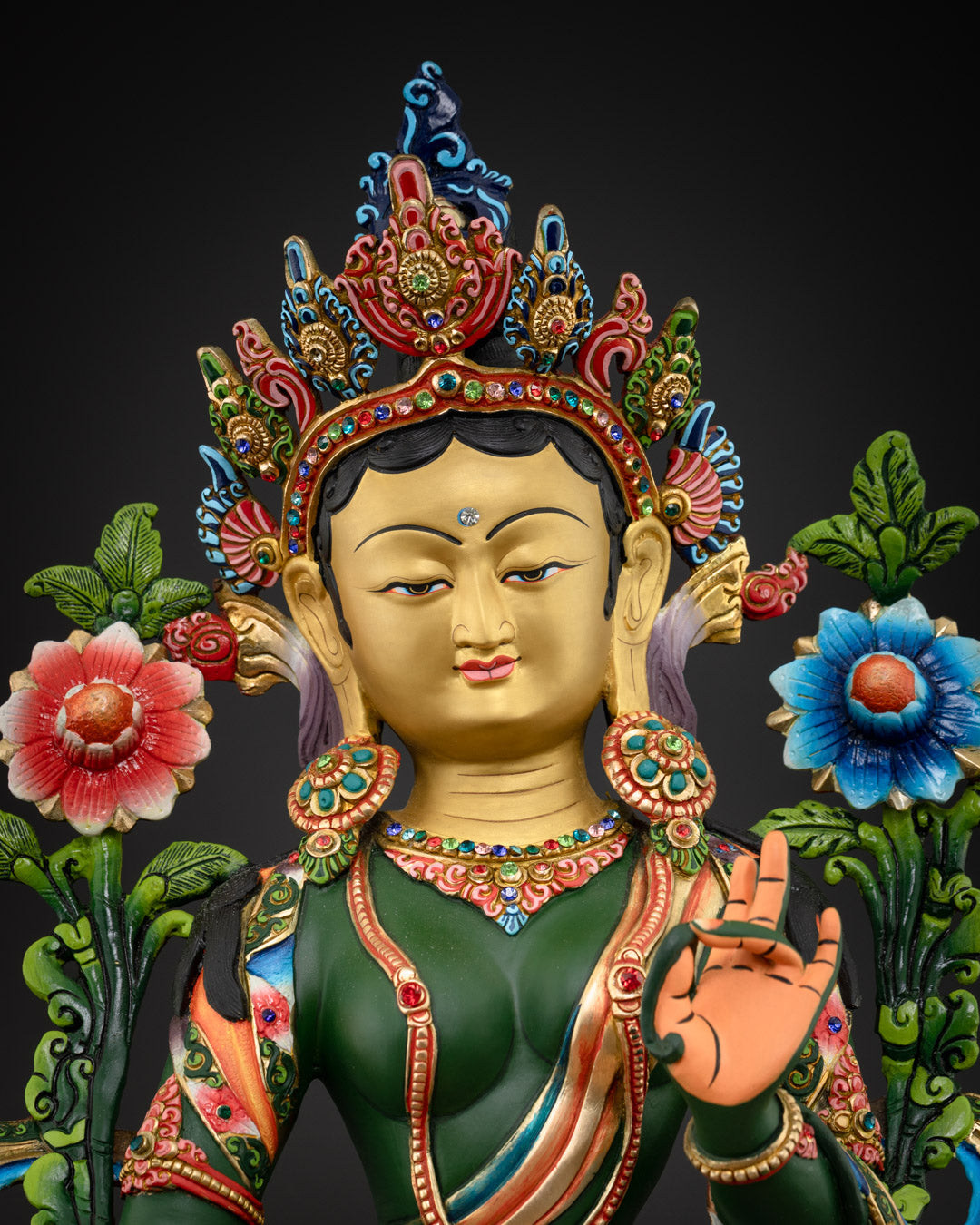 Beautiful Green Tara Statue | Masterpiece Statue