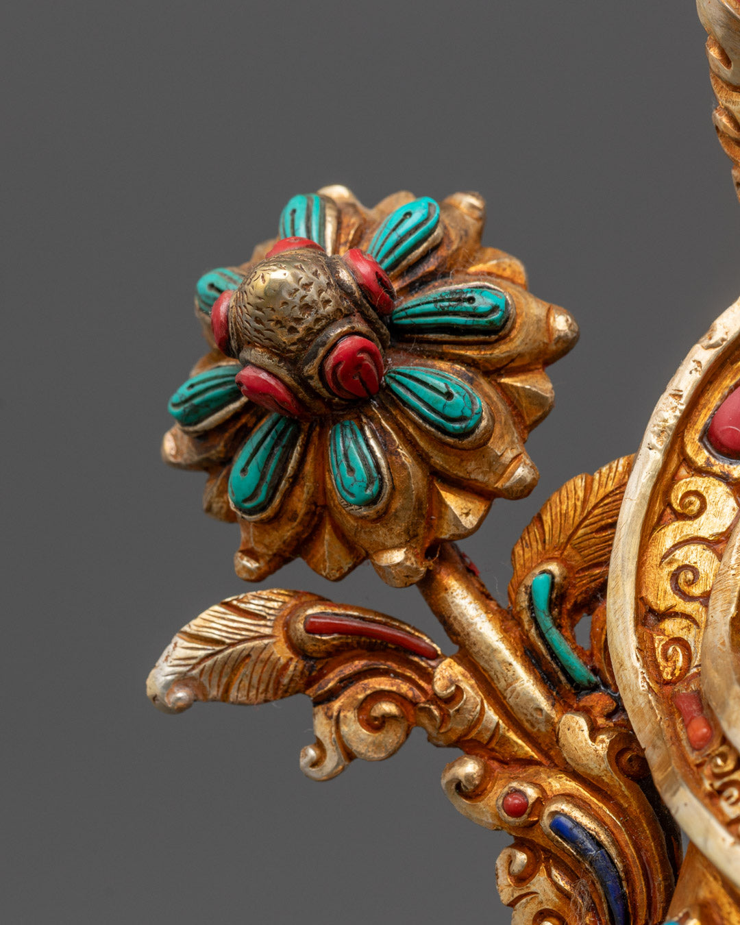 Green Tara Buddha Statue for Spiritual Protection