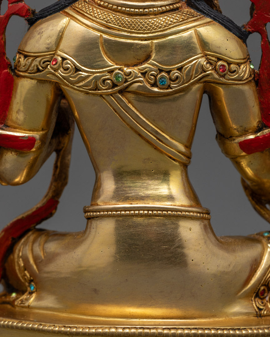 Green Tara Goddess of Compassion Statue