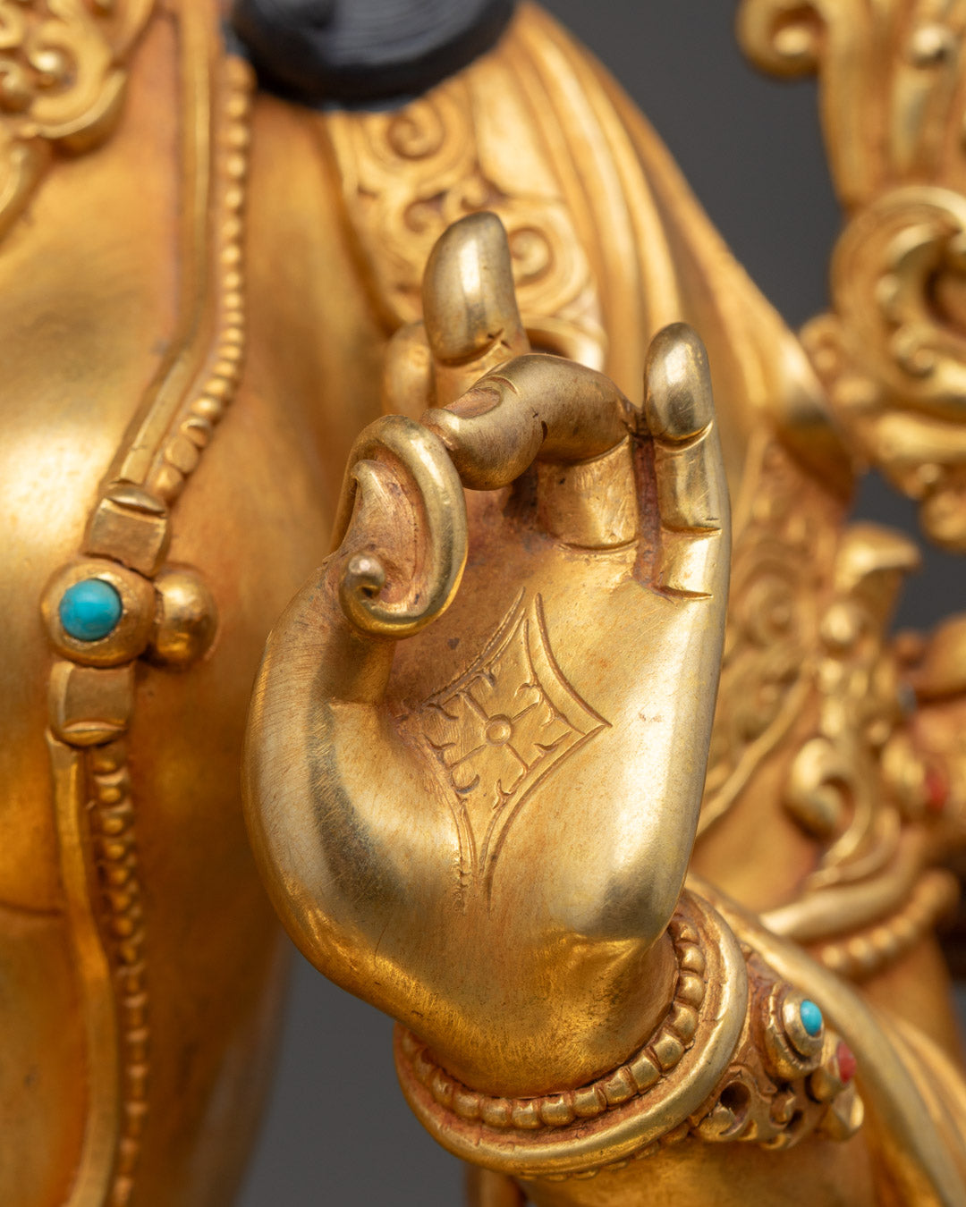 Authentic Green Tara Statue | Artisan-Made in Patan