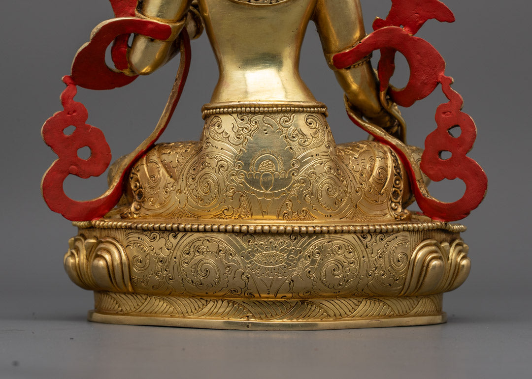 Green Tara Statue | Beautifully Crafted Tibetan Goddess Figurine