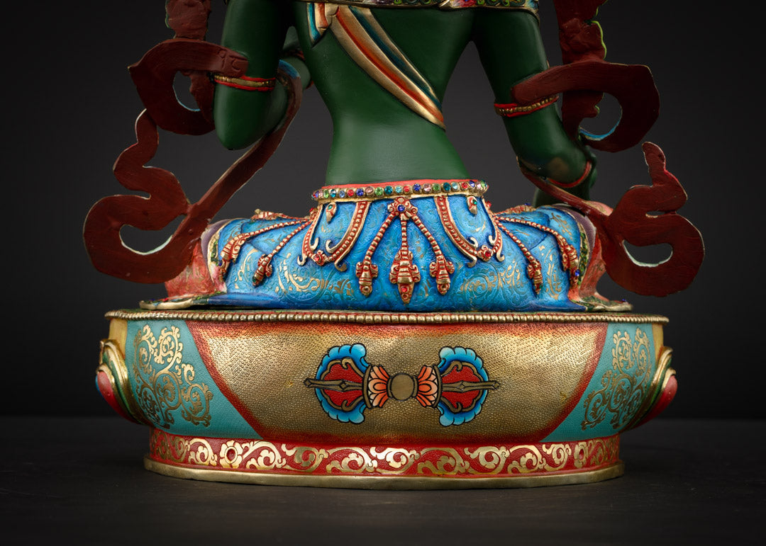 Beautiful Green Tara Statue | Masterpiece Statue