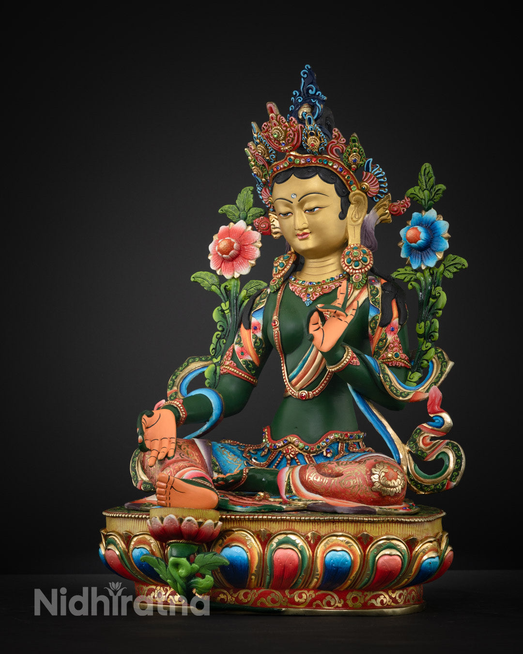 Beautiful Green Tara Statue | Masterpiece Statue