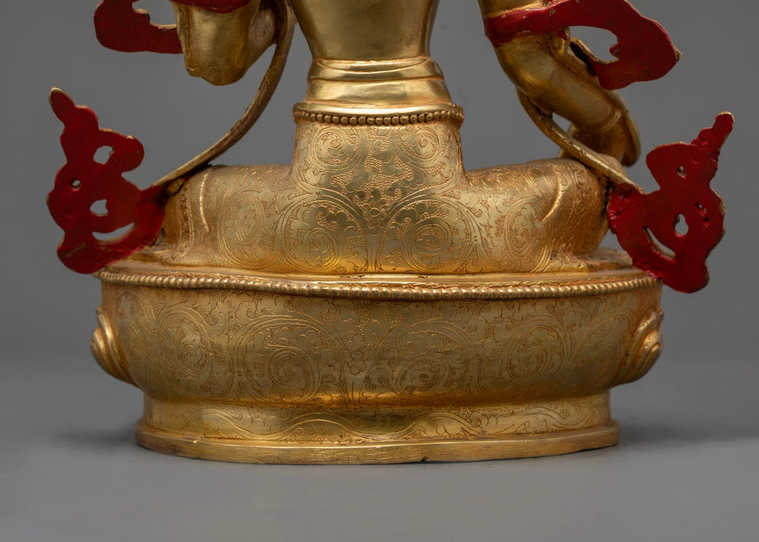 Authentic Green Tara Statue | Himalayan Sacred Art Collection