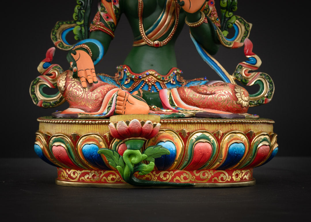 Beautiful Green Tara Statue | Masterpiece Statue