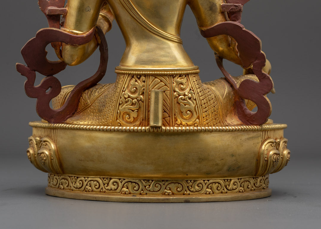Buddhist Green Tara Statue | Handmade in Nepal