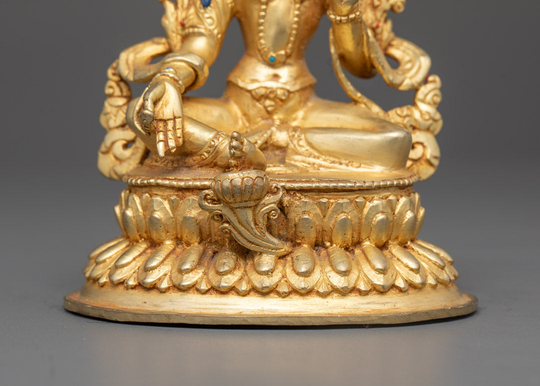 Green Tara Statue | Himalayan Tara Sculpture