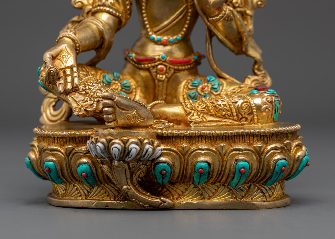 Green Tara Statue | Buddhist Art for Strength