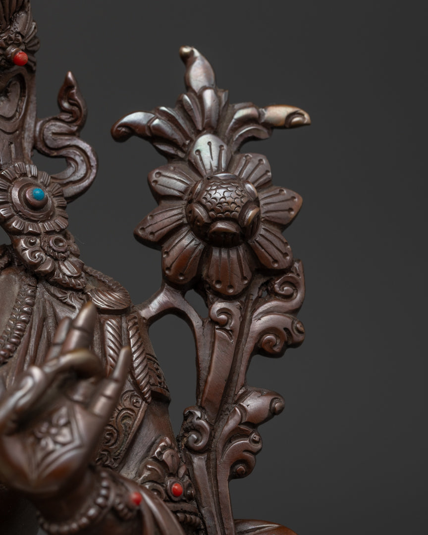 Divine Green Tara Goddess Statue | Handcrafted in Nepal