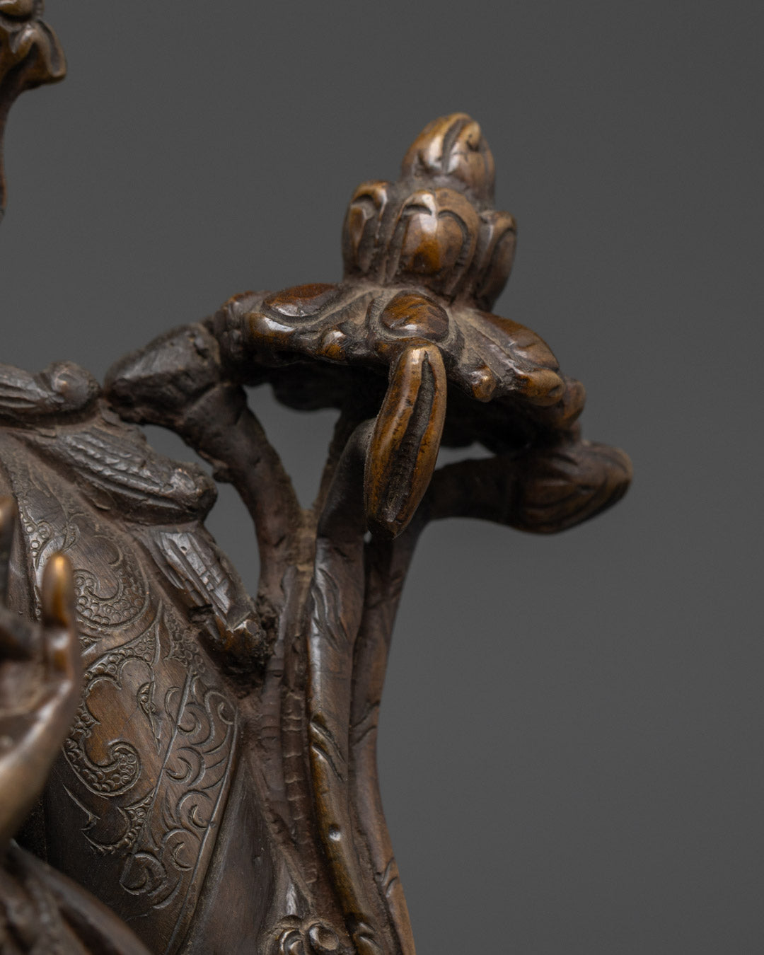 Nepalese Green Tara Statue | Handcrafted Buddhist Art