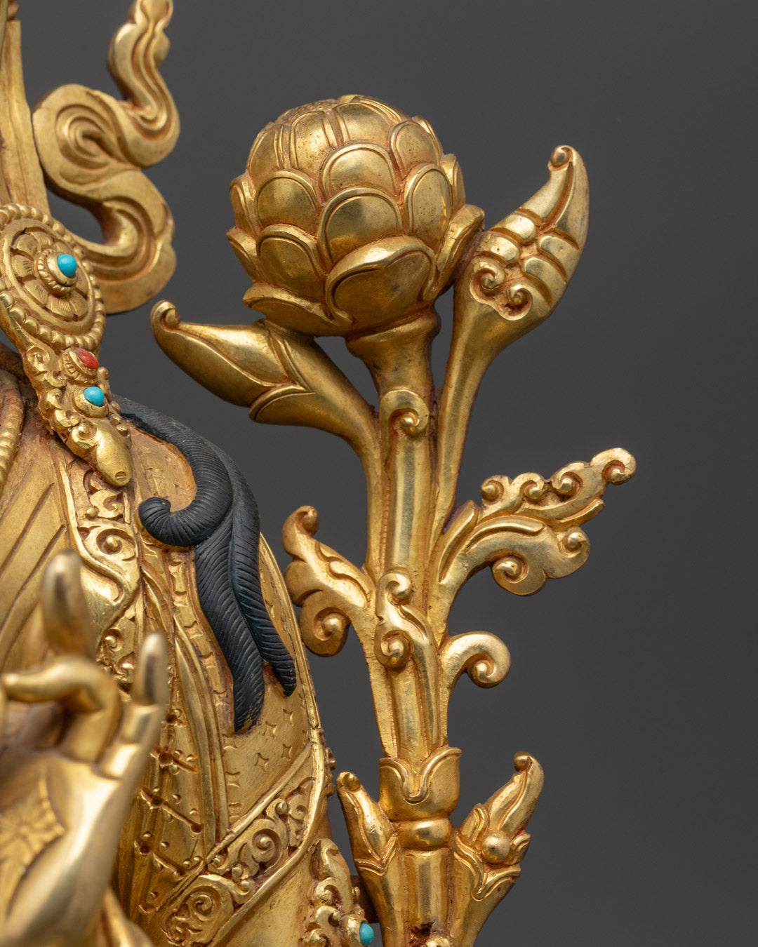 Buddhist Green Tara Statue | Handmade in Nepal