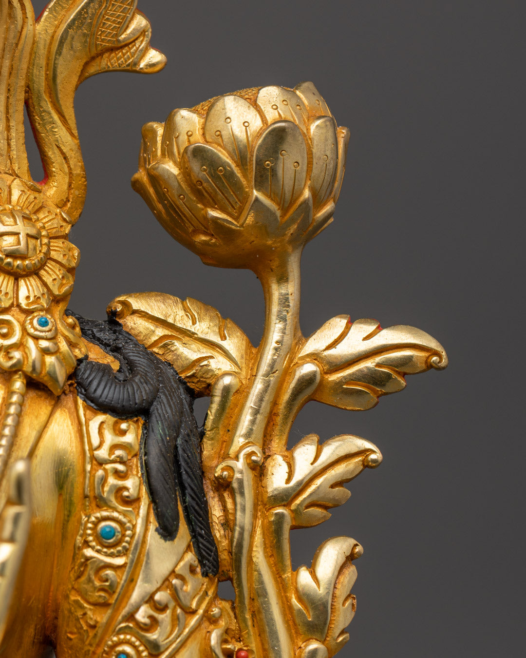 Green Tara Statue for Meditation | Handmade Buddhist Sculpture