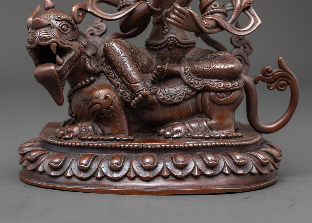 Sacred Green Tara Statue | Tibetan Buddhist Sculpture