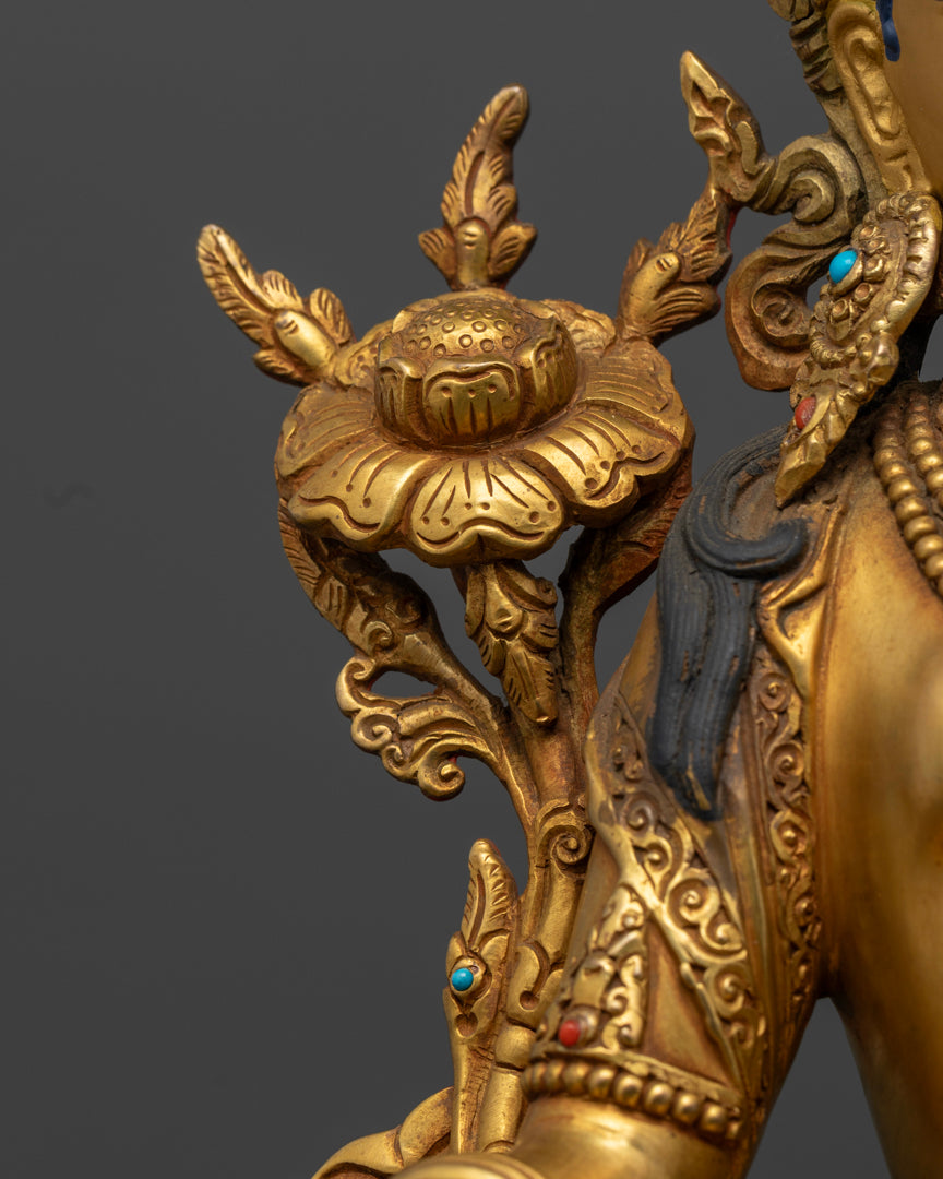 Divine Green Tara Statue | Sacred Art for Mindfulness