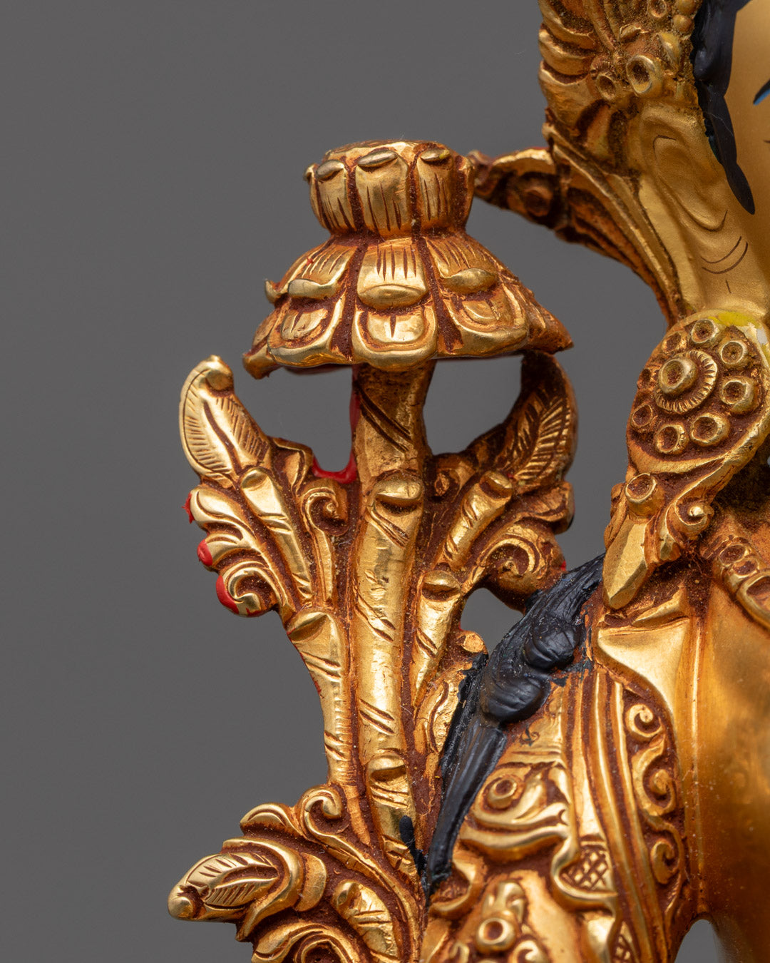 Elegant Green Tara Statue | Handmade Tibetan Symbol of Healing