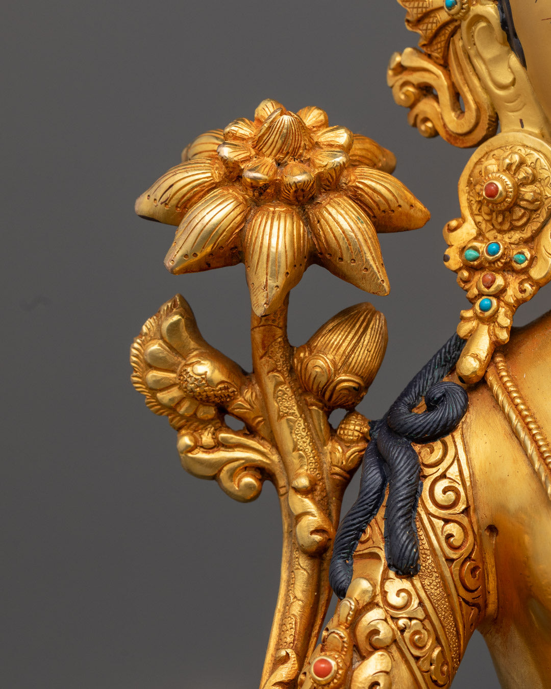 Nepalese Green Tara Statue | Spiritual Home Decor