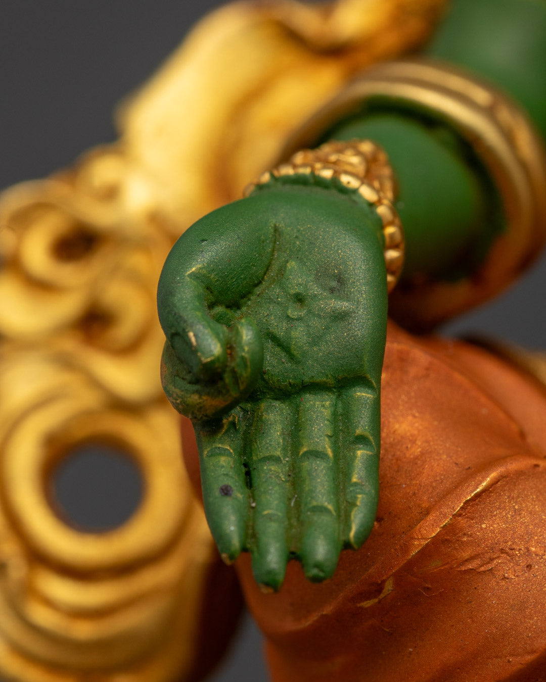 Arya Tara Green Tara Idol Statue | Bodhisattva Figurine