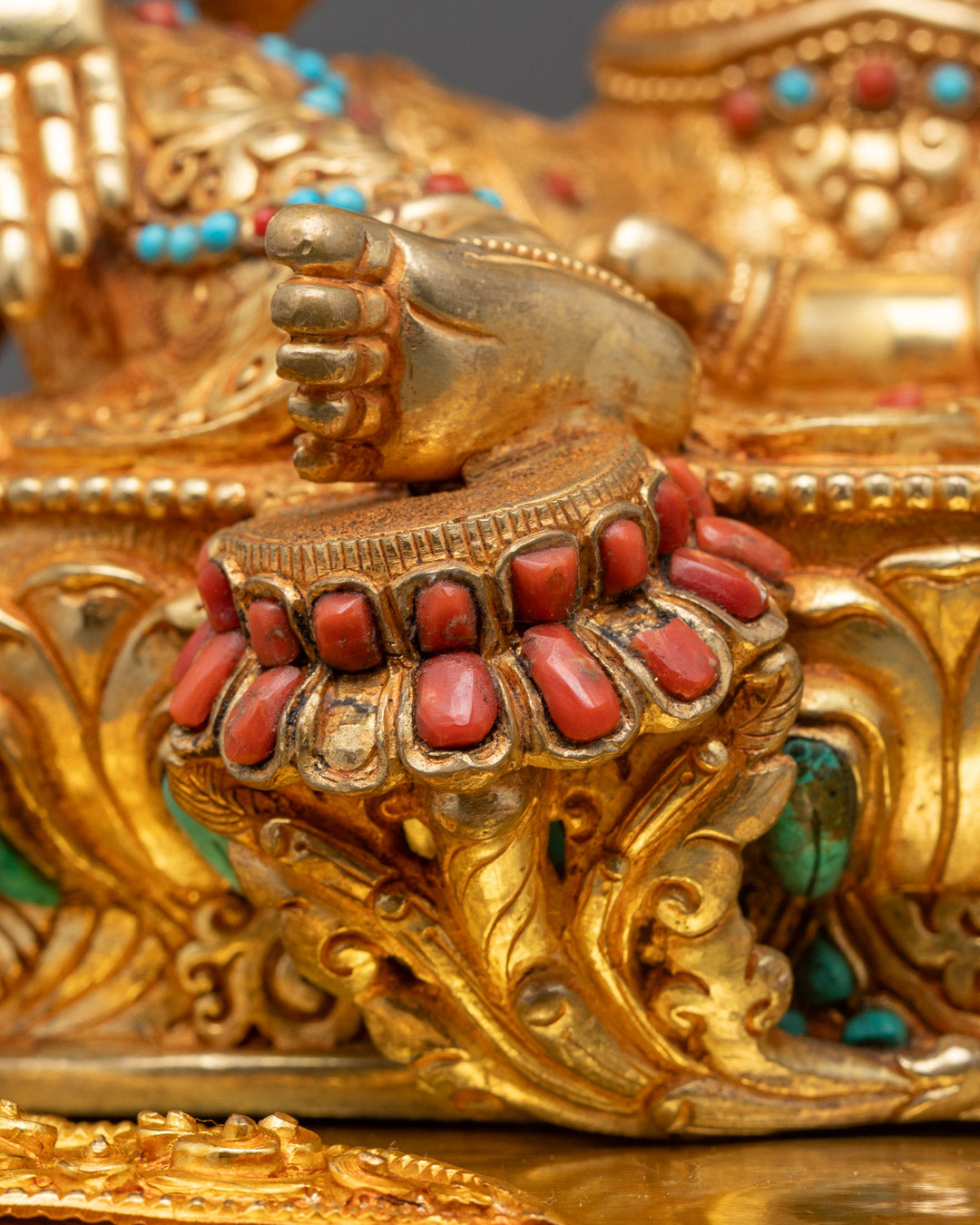 Handmade Premium Green Tara Sculpture | Buddhist Goddess of Compassion