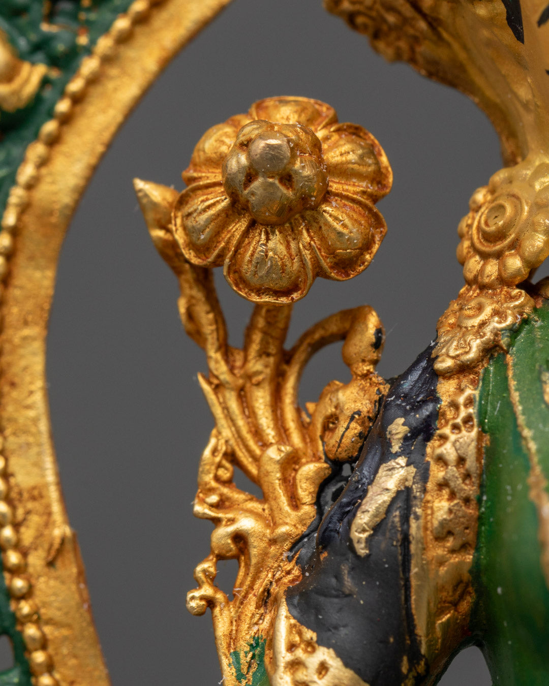 Green-Hued Mother Tara Statue | Machine Made Buddhist Statue