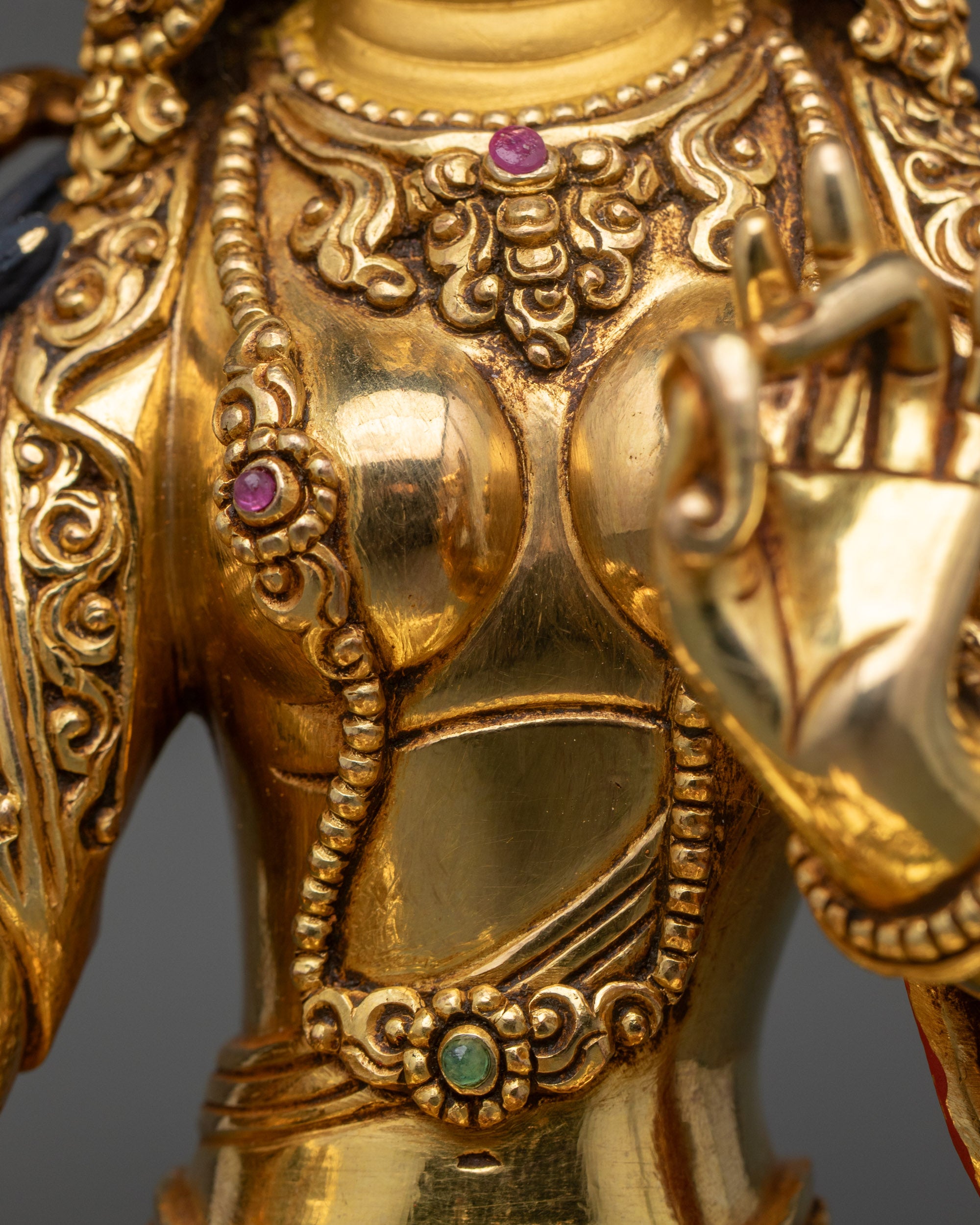 Green Tara Statue | Handcrafted Syamatara Sculpture from Nepal