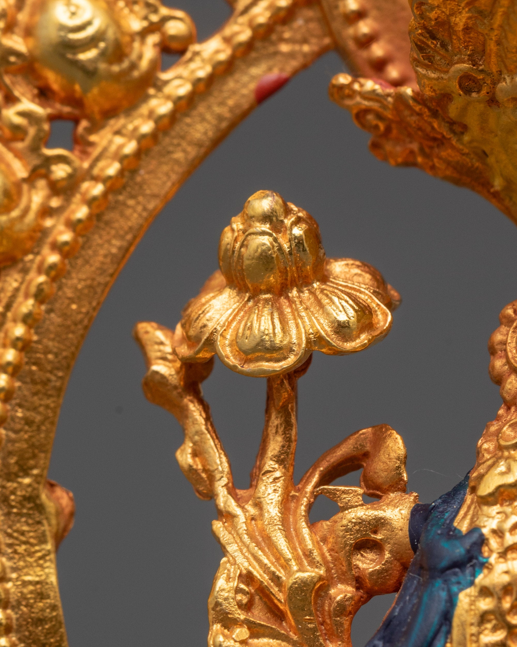 Green Tara Statue Machine-Made with Fine Detailing
